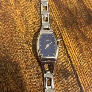 Fossil Silver and Purple Women's Watch